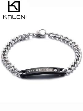 Stainless Steel Black-plating Bracelet