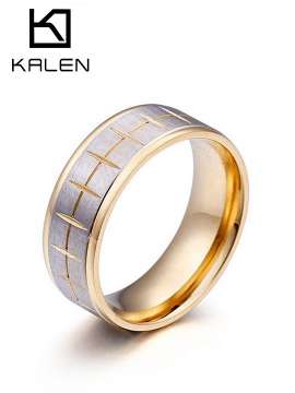 Stainless Steel Gold-plating Ring