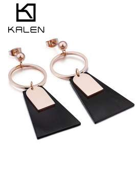 SS Rose Gold-Plating Earring