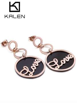 SS Rose Gold-Plating Earring