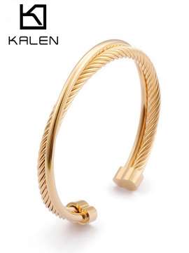 Stainless Steel Gold-plating Bangle